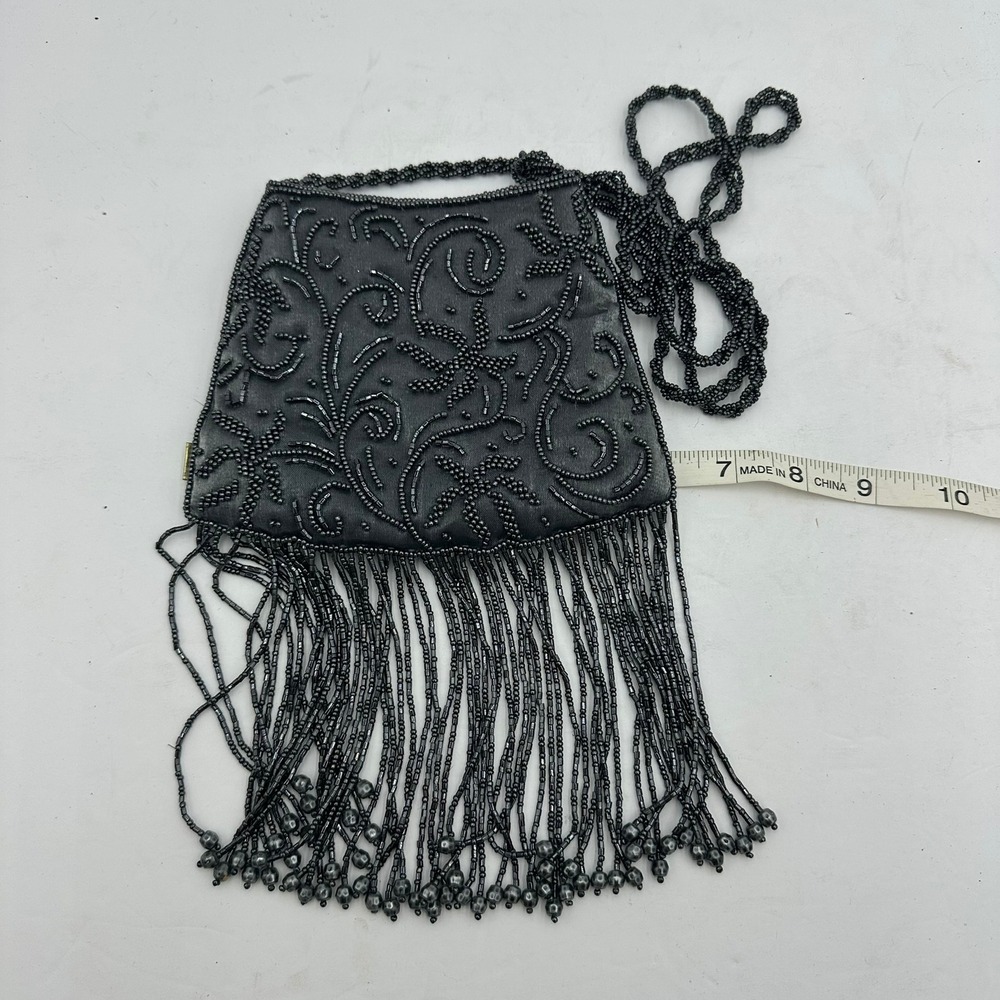 Cache Womens Whimsigoth Beaded Velvet Evening Bag Cocktail Gatsby Prom